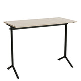 Bord Atlas 1130, 1200x600mm, eg højtrykslaminat, sortolivent stel – image 1