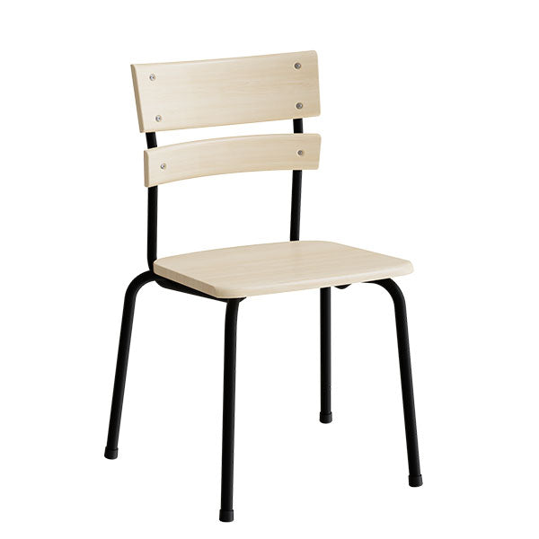 Stol Classic 151, massiv birk, sort stel – image 3