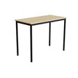 Tranås Skolmöbler Bord Combi 200, 1200x600 mm Højde 900 mm Birk laminat på sort understel – Elevborde