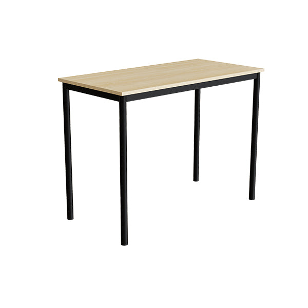 Tranås Skolmöbler Bord Combi 200, 1200x600 mm Højde 900 mm Birk laminat på sort understel – Elevborde