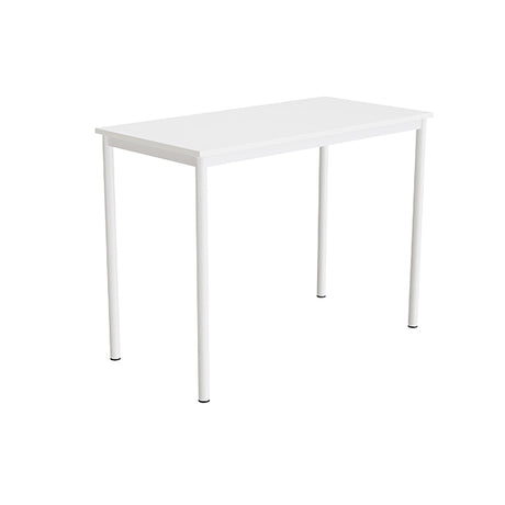 Bord Combi 200, 1200x600 mm Højde 900 mm Hvid  laminat på hvidt understel – image 1