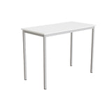 Bord Combi 200, 1200x600 mm Højde 900 mm Hvid  laminat på alugråt understel – image 2