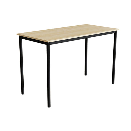 Tranås Skolmöbler Bord Combi 200, 1400x700 mm Højde 900 mm Birk laminat på sort understel – Elevborde