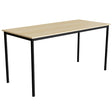 Tranås Skolmöbler Bord Combi 200, 1800x800 mm Højde 900 mm Birk laminat, sort stel – Elevborde