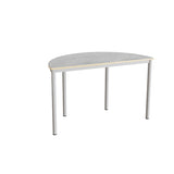 Bord Combi 209, 1200x600 mm højde 720 mm med lys grå linoleum, alu stel – image 2