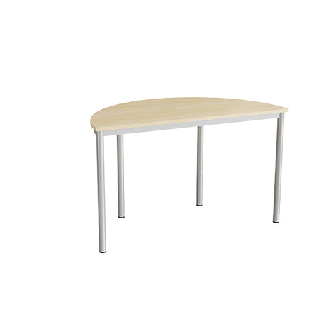 Bord Combi 209, 1200x600 mm højde 720 mm med lydabsorberende birk laminat, alu stel – image 1