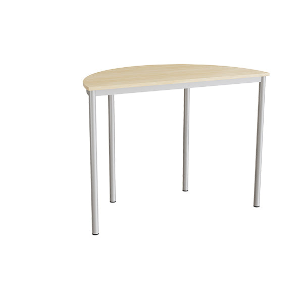 Bord Combi 209, 1200x600 mm højde 900 mm med lydabsorberende birk laminat, alu stel – image 1