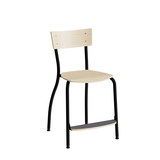 Stol Strong 250, Birk laminat, Sort stel – image 1