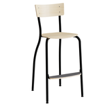 Stol Strong 250, Birk laminat, Sort stel – image 2