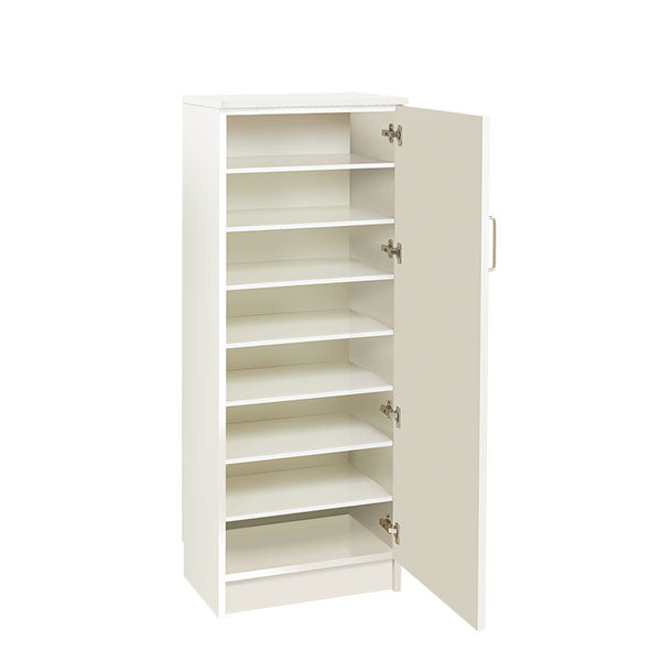 Sova pude- og tæppeskab i hvid laminat – image 1