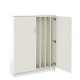 Sova madrasskab i hvid laminat – image 2