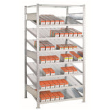 Schulte Lagertechnik Startfag Boltless FIFO-hylde 2000x1000x500mm – Boltless lagerreol (billede 1)