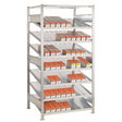 Schulte Lagertechnik Påbygningsfag Boltless FIFO-hylde 2000x1000x600mm – Boltless lagerreol (billede 1)