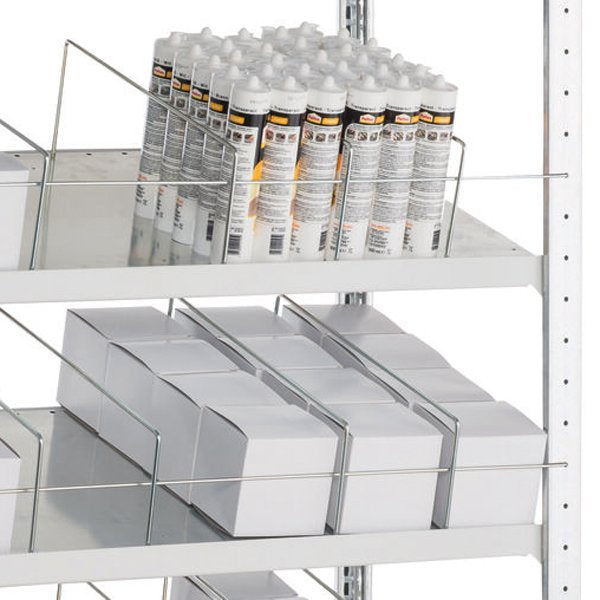 Schulte Lagertechnik Skråhylde Boltless FIFO 1000x800mm – Boltless lagerreol (billede 2)