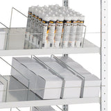 Schulte Lagertechnik Skråhylde Boltless FIFO 1000x800mm – Boltless lagerreol (billede 2)