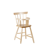 Børnestol Enkel 3172, klarlakeret massiv birk med bøjle, siddehøjde 330mm