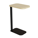 Laptopbord Xakt, Massiv eg, Sort stel