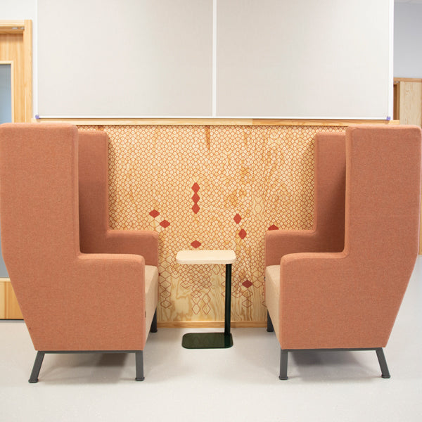 Laptopbord Xakt, Massiv eg, Sort stel – image 3