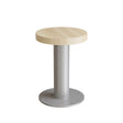Form o Miljö Taburet Marie, 440 mm, Massiv eg, Alu stel – Bænke