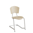 Form o Miljö Stol Nian 3479, 440mm, birk laminat med hvidt stel – Skolestole