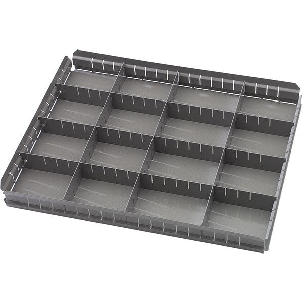GBP Skuffeindretning i metal 347x415x90 – Værktøjskufferter (billede 1)