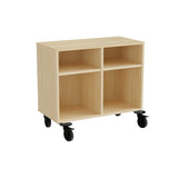 Reol Stig i birk laminat 2½-rum, med hjul