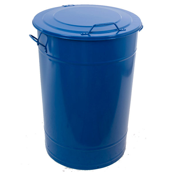 Affaldsbeholder Greger Blå 160L med låg – image 1