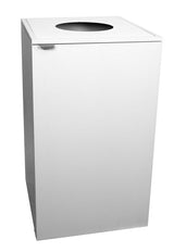 Kildesorteringsskab Diana Hvid pladetop rundt hul – image 2