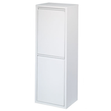 Kildesorteringsskab metalplade 2x15 L Hvid – image 4