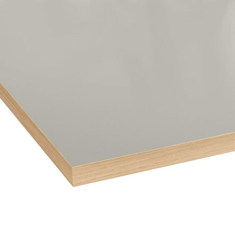 GBP Bordplade 40 2500x800 Grå Vinyl Bøg Abs kant – Andet