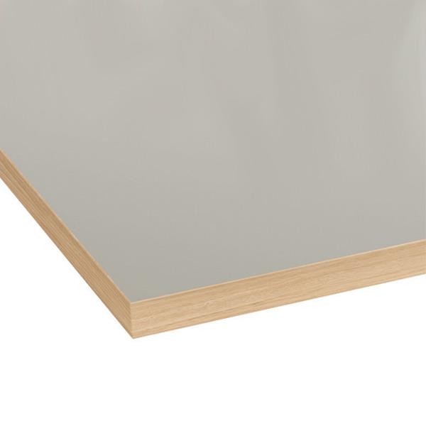 GBP Bordplade 40 2500x800 Grå Vinyl Bøg Abs kant – Andet