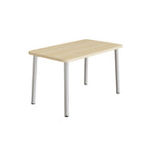 Bord Add 590, 1200x700 mm højde 720 mm med lydabsorberende birk laminat, alu stel