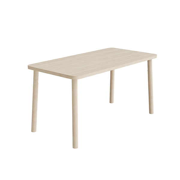 Tranås Skolmöbler Bord Add Wood 590 1400x700 mm Højde 720 mm med hvidpigmenteret eg laminat, massivt træben – Caféborde