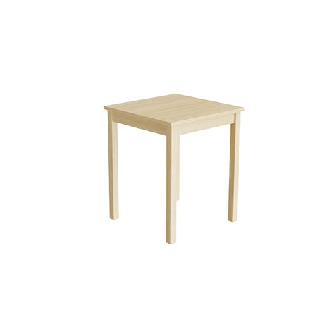 Tranås Skolmöbler Bord Lovis 601, 600x600 mm Højde 720 mm med birk laminat, birk understel – Kantineborde