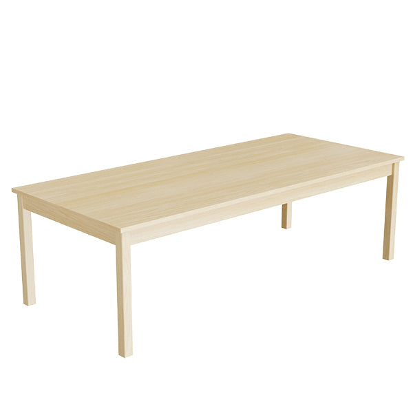 Tranås Skolmöbler Bord Lovis 601, 1800x800 mm Højde 550 mm med birk laminat, birk understel – Kantineborde