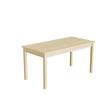 Tranås Skolmöbler Bord Lovis 601, 1200x600 mm Højde 600 mm med lyddæmpende birk laminat, birk understel – Kantineborde