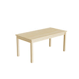 Bord Lovis 601, 1200x600 mm Højde 550 mm med lyddæmpende birk laminat, birk understel