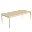 Tranås Skolmöbler Bord Lovis 601, 1800x800 mm Højde 600 mm med lyddæmpende birk laminat, birk understel – Kantineborde