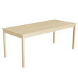 Tranås Skolmöbler Bord Lovis 601, 1800x800 mm Højde 720 mm med lyddæmpende birk laminat, birk understel – Kantineborde