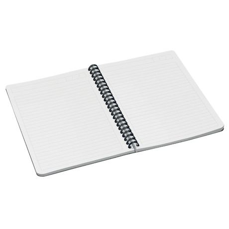 Notesblok Office karton A5 linjeret gul