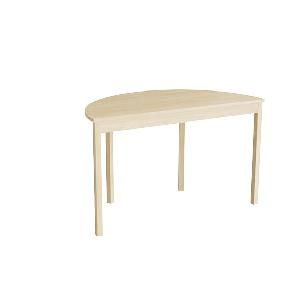Tranås Skolmöbler Bord Lovis 609, 1200x600 mm Højde 720 mm med lyddæmpende birk laminat, birk understel – Kantineborde