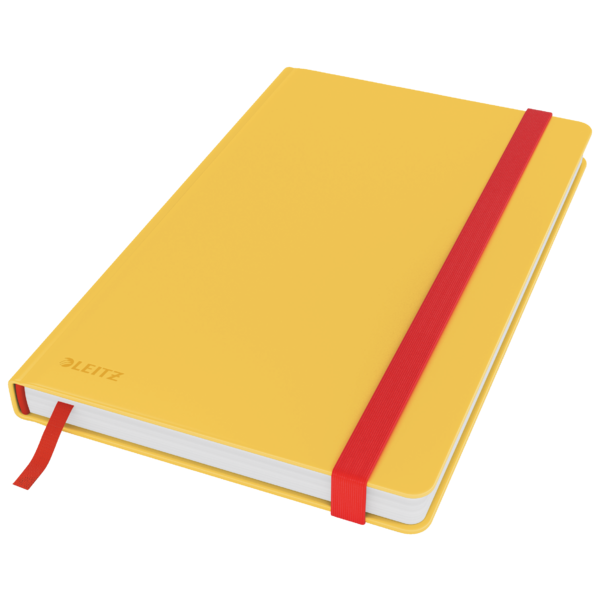 Notesbog Cosy HC M lin 80 ark 100g gul