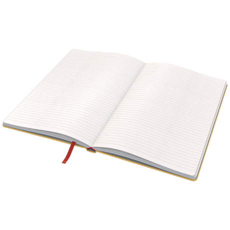 Notesbog Cosy HC M lin 80 ark 100g gul