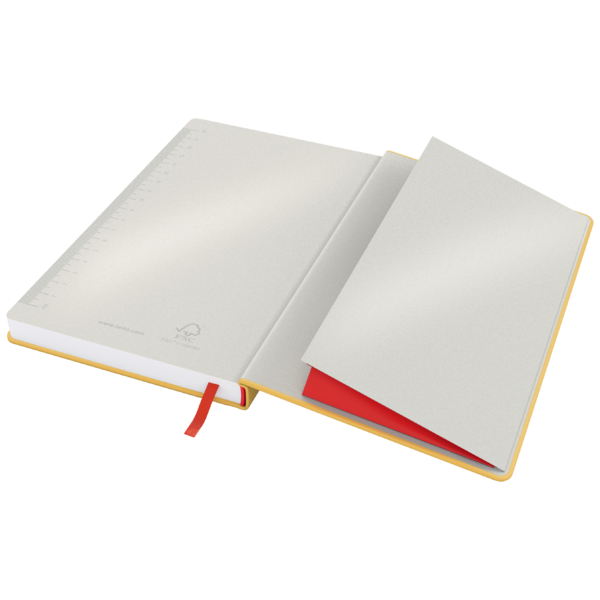 Notesbog Cosy HC M lin 80 ark 100g gul