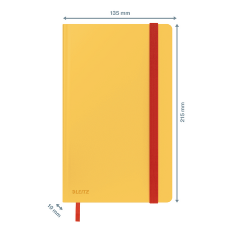 Notesbog Cosy HC M lin 80 ark 100g gul