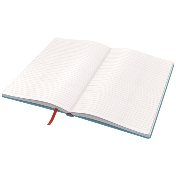 Notesbog Cosy HC M lin 80 ark 100g blå