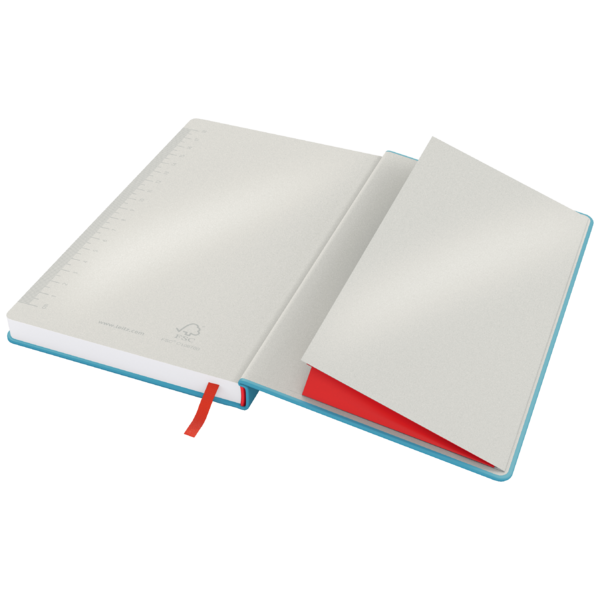 Notesbog Cosy HC M lin 80 ark 100g blå