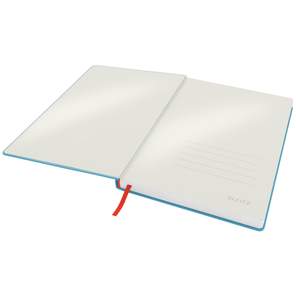 Notesbog Cosy HC L lin 80 ark 100g blå
