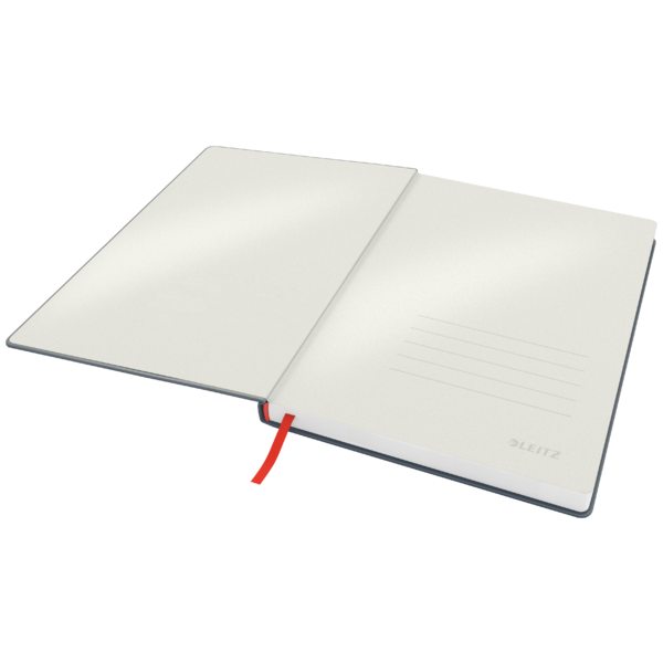 Notesbog Cosy HC L lin 80 ark 100g grå