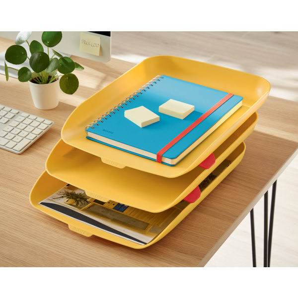 Notesblok Cosy spiral L kva 80 ark 100g blå